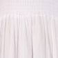 Sakkas Cotton Crepe Smocked Peasant Gypsy Boho Renaissance Mid Length Dress