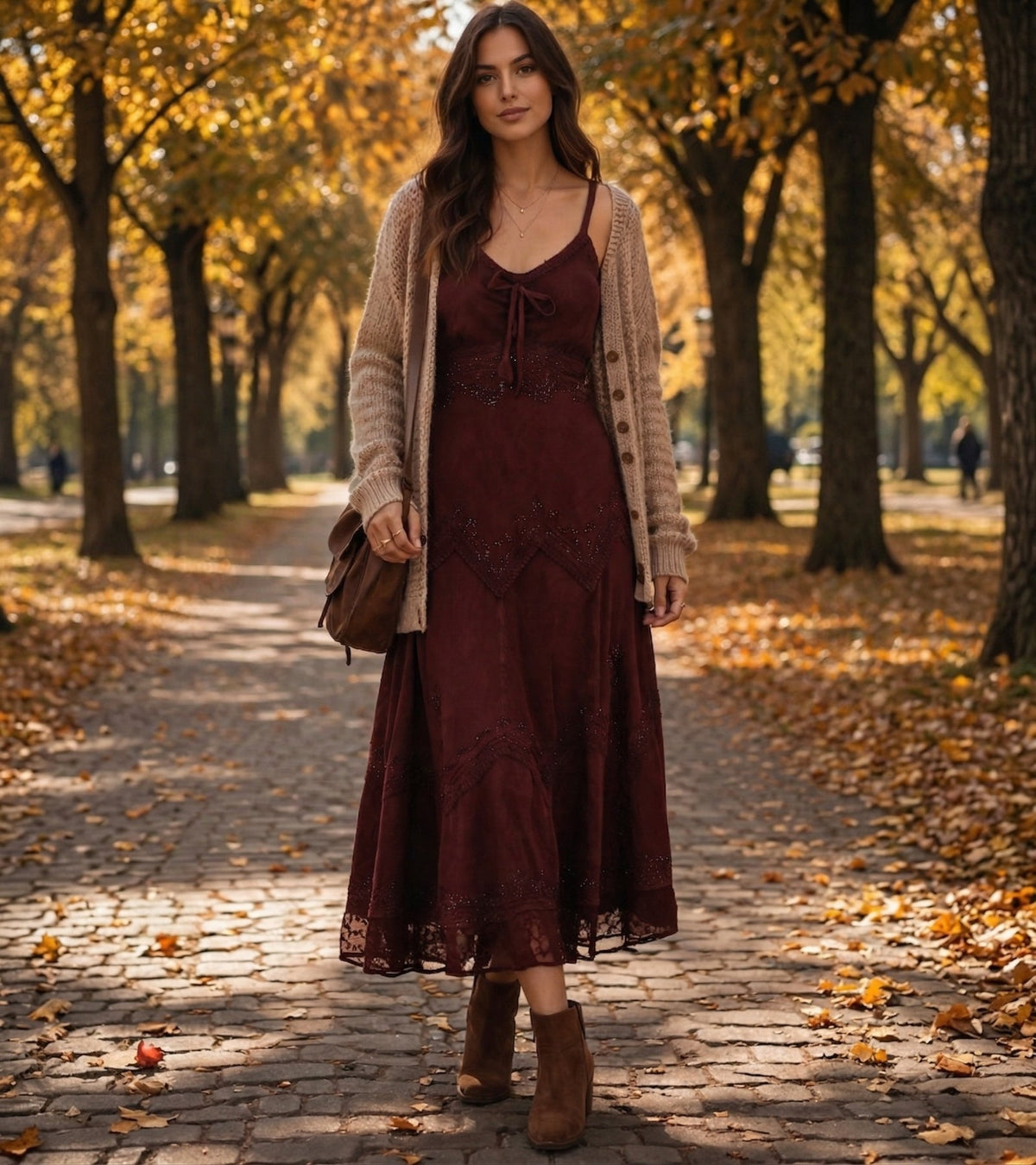 Sakkas Stonewashed Rayon Embroidered Adjustable Spaghetti Straps Long Dress