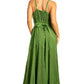 Sakkas Stonewashed Rayon Embroidered Adjustable Spaghetti Straps Long Dress