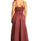 Sakkas Stonewashed Rayon Embroidered Adjustable Spaghetti Straps Long Dress