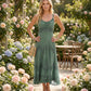 Sakkas Stonewashed Rayon Embroidered Adjustable Spaghetti Straps Long Dress