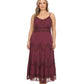 Sakkas Stonewashed Rayon Embroidered Adjustable Spaghetti Straps Long Dress
