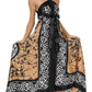 Sakkas Silky Wrap Halter Handkerchief Hem Maxi Dress