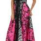 Sakkas Silky Wrap Halter Handkerchief Hem Maxi Dress