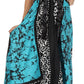 Sakkas Silky Wrap Halter Handkerchief Hem Maxi Dress