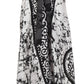 Sakkas Silky Wrap Halter Handkerchief Hem Maxi Dress