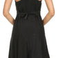 Sakkas Stonewashed Rayon Adjustable Spaghetti Straps Mid Length Dress