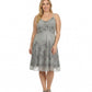 Sakkas Stonewashed Rayon Adjustable Spaghetti Straps Mid Length Dress