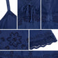 Sakkas Stonewashed Rayon Adjustable Spaghetti Straps Mid Length Dress