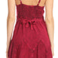 Sakkas Stonewashed Rayon Adjustable Spaghetti Straps Mid Length Dress