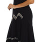 Sakkas Luna Batik Embroidered Adjustable Spaghetti Strap Dress