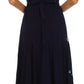 Sakkas Luna Batik Embroidered Adjustable Spaghetti Strap Dress
