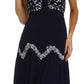 Sakkas Luna Batik Embroidered Adjustable Spaghetti Strap Dress