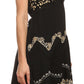 Sakkas Jolie Batik Embroidered Adjustable Spaghetti Strap Dress