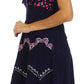 Sakkas Jolie Batik Embroidered Adjustable Spaghetti Strap Dress