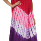 Sakkas Multi Color Tie Dye Cap Sleeve Caftan Dress / Cover Up