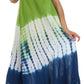Sakkas Multi Color Tie Dye Cap Sleeve Caftan Dress / Cover Up