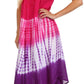 Sakkas Multi Color Tie Dye Cap Sleeve Caftan Dress / Cover Up