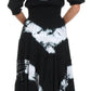 Sakkas Tie Dye Peasant Gypsy Boho Dress