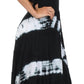 Sakkas Tie Dye Peasant Gypsy Boho Dress