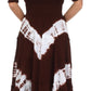 Sakkas Tie Dye Peasant Gypsy Boho Dress
