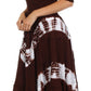 Sakkas Tie Dye Peasant Gypsy Boho Dress