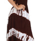 Sakkas Tie Dye Peasant Gypsy Boho Dress