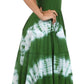 Sakkas Tie Dye Peasant Gypsy Boho Dress