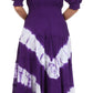 Sakkas Tie Dye Peasant Gypsy Boho Dress