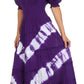 Sakkas Tie Dye Peasant Gypsy Boho Dress