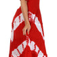 Sakkas Tie Dye Peasant Gypsy Boho Dress