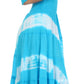 Sakkas Tie Dye Peasant Gypsy Boho Dress