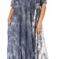 Sakkas Marcela Women's Casual Summer Maxi Short Sleeve Boho Dress Kaftan Sundress