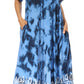 Sakkas Marcela Women's Casual Summer Maxi Short Sleeve Boho Dress Kaftan Sundress
