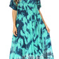 Sakkas Marcela Women's Casual Summer Maxi Short Sleeve Boho Dress Kaftan Sundress