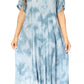 Sakkas Marcela Women's Casual Summer Maxi Short Sleeve Boho Dress Kaftan Sundress
