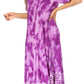 Sakkas Marcela Women's Casual Summer Maxi Short Sleeve Boho Dress Kaftan Sundress