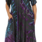 Sakkas Marcela Women's Casual Summer Maxi Short Sleeve Boho Dress Kaftan Sundress