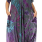Sakkas Marcela Women's Casual Summer Maxi Short Sleeve Boho Dress Kaftan Sundress