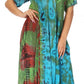 Sakkas Marcela Women's Casual Summer Maxi Short Sleeve Boho Dress Kaftan Sundress