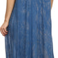 Sakkas Mariko Stonewashed Caftan Dress / Cover Up