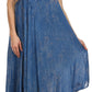 Sakkas Mariko Stonewashed Caftan Dress / Cover Up
