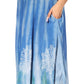 Sakkas Liza Women's Sleeveless Maxi Caftan Dress for Casual Summer Wear with Bohemian Flair and Handy Pockets