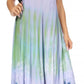 Sakkas Liza Women's Sleeveless Maxi Caftan Dress for Casual Summer Wear with Bohemian Flair and Handy Pockets