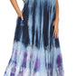 Sakkas Liza Women's Sleeveless Maxi Caftan Dress for Casual Summer Wear with Bohemian Flair and Handy Pockets