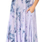 Sakkas Liza Women's Sleeveless Maxi Caftan Dress for Casual Summer Wear with Bohemian Flair and Handy Pockets