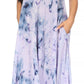Sakkas Liza Women's Sleeveless Maxi Caftan Dress for Casual Summer Wear with Bohemian Flair and Handy Pockets