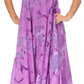 Sakkas Liza Women's Sleeveless Maxi Caftan Dress for Casual Summer Wear with Bohemian Flair and Handy Pockets