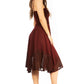 Sakkas Aphrodite Embroidered Batik Dress