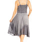 Sakkas Aphrodite Embroidered Batik Dress